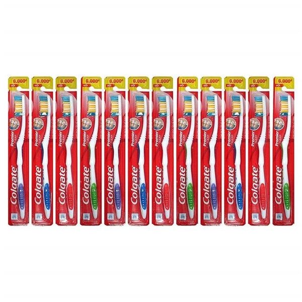 Colgate Colgate PREMIER-12B Premier Classic Clean Medium Toothbrush - Case of 12 PREMIER-12B